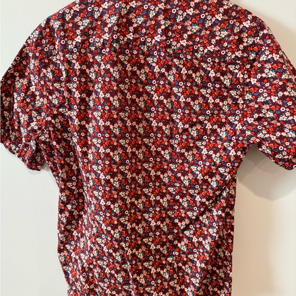 red button-up Zara medium slim fit - Picture 3 of 5